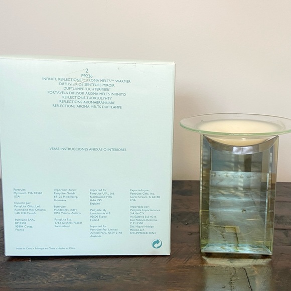 PartyLite Infinite Refections Aroma Melts Warmer Retired - Picture 2 of 5